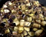 茄子のミート丼　作り方3写真