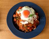 昔ながらのナポリタン 目玉焼き乗せ作り方7写真