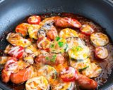 夏野菜とウインナーのハニケチャチーズ焼き作り方5写真