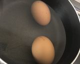 ごく普通のハムエッグ作り方1写真