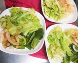 新玉ねぎとピーマンの豚ロース焼き作り方5写真