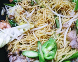 冷蔵庫の残り物で簡単美味しい塩焼きそば作り方7写真