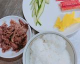簡単な材料で作る 韓国海苔巻き キンパ作り方3写真