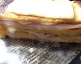 ツナマヨ+生ハムチーズでクロックケーク作り方8写真