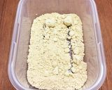 抹茶きなこ棒☆容器の中で固めてカット作り方1写真