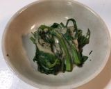 春菊のおひたし作り方5写真