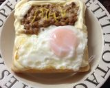 めだマヨ納豆トースト作り方3写真