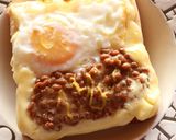 めだマヨ納豆トースト作り方4写真