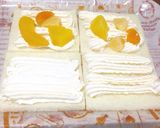 スイーツ風フルーツ生クリームサンドイッチ作り方1写真