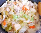 胸肉じゃがキャベツの甘辛煮〜韓国風?!作り方7写真