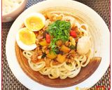 簡単ランチ☆冷しジャージャーうどん(麺)作り方5写真