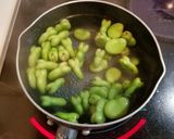 簡単！そら豆のオリーブオイル焼き作り方1写真