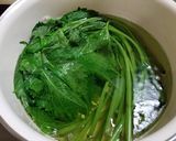 ミズとマタタビの油炒めゴマ味噌煮作り方2写真
