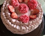 母の日のフラワーバスケットケーキ作り方46写真