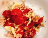 ツナとミニトマトの厚焼き玉子作り方2写真