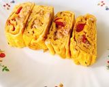 ツナとミニトマトの厚焼き玉子作り方7写真