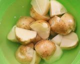 ♥豚肉と新じゃがのこってり甘辛炒め♥作り方1写真