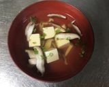 椎茸と豆腐のお吸い物作り方4写真