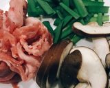 豚肉と椎茸の中華風茶漬け作り方1写真