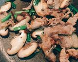 豚肉と椎茸の中華風茶漬け作り方3写真