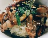 豚肉と椎茸の中華風茶漬け作り方4写真