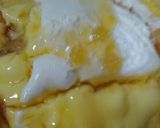 大きなツインシューをのせたパンケーキ作り方4写真