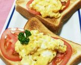 朝食に。とろけるチーズスクランブルエッグ作り方10写真