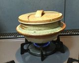 長谷園（伊賀焼）の釜飯鍋で作る土鍋プリン作り方5写真