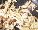 しいたけ出汁で作る♪油そうめん作り方3写真