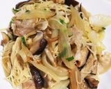 しいたけ出汁で作る♪油そうめん作り方7写真
