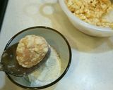 おろしポン酢で食べる鶏つくね丼作り方5写真