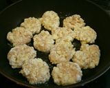 おろしポン酢で食べる鶏つくね丼作り方6写真