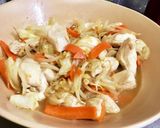 お手軽！鶏むね肉の梅肉野菜炒め作り方7写真