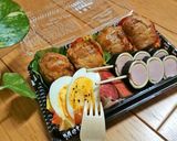 お弁当★子供喜ぶ！ギョニソのチーズ磯辺巻作り方7写真
