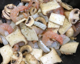 簡単 アヒージョの素でシーフード焼きそば作り方2写真