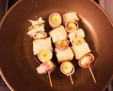 甘じょっぱ！ベーコンバナナ串作り方4写真