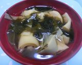 タケノコと生ワカメの吸い物（トロミ風）作り方31写真
