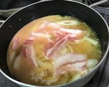 キムチ味噌煮込みうどん作り方1写真