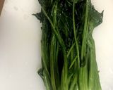 ほうれん草と炒り卵サラダ作り方1写真
