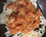 簡単 チーズタッカルビ丼 フライパンだけ作り方4写真