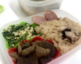 ほうれん草と炒り卵サラダ作り方5写真