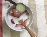 いちごミルク*甘さセルフ調節作り方2写真