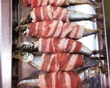 ししゃもの肉巻き照り焼き作り方2写真