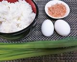 カルシウム強化【干しエビチャーハン】作り方1写真