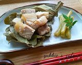 伊都の豚で柏の葉包み焼き作り方6写真