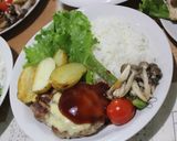 ホットプレートで時短!お手軽ハンバーグ作り方10写真