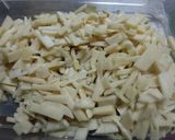 筍とハムのマヨチーズ冷製スパゲッティ作り方3写真
