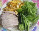 サラダチキンで夏うどん作り方3写真