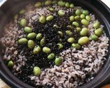 黒ごまと枝豆の炊き込みご飯作り方2写真