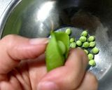 うすいえんどうと高野豆腐の卵とじ作り方1写真